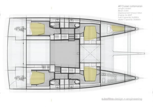 AG Cat sail 48 render - boat shopping