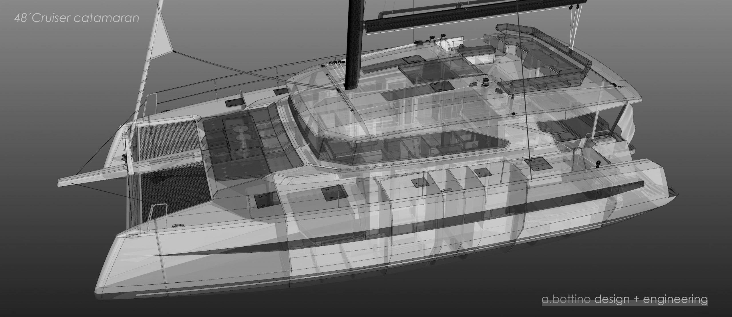 AG Cat sail 48 render - boat shopping