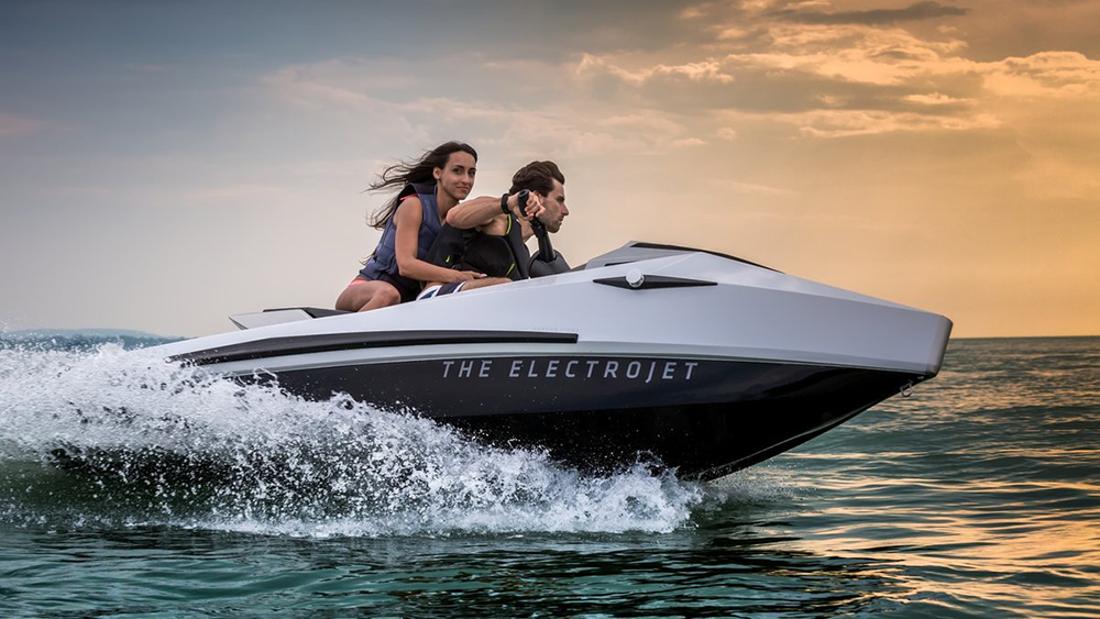 jet ski Cyberjet narke tesla - boat shopping Moto aquática elétrica
