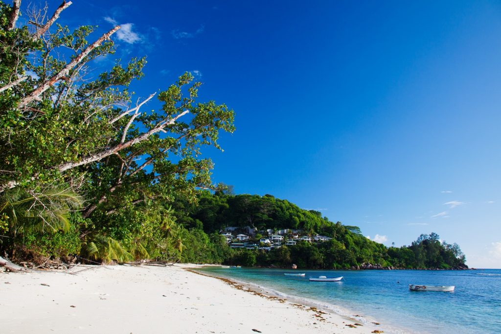 Baie Lazare, Mahé, Seychelles - boat shopping