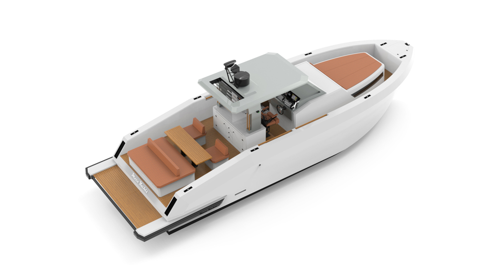 Mazu yachts 42 walk around - boat shopping