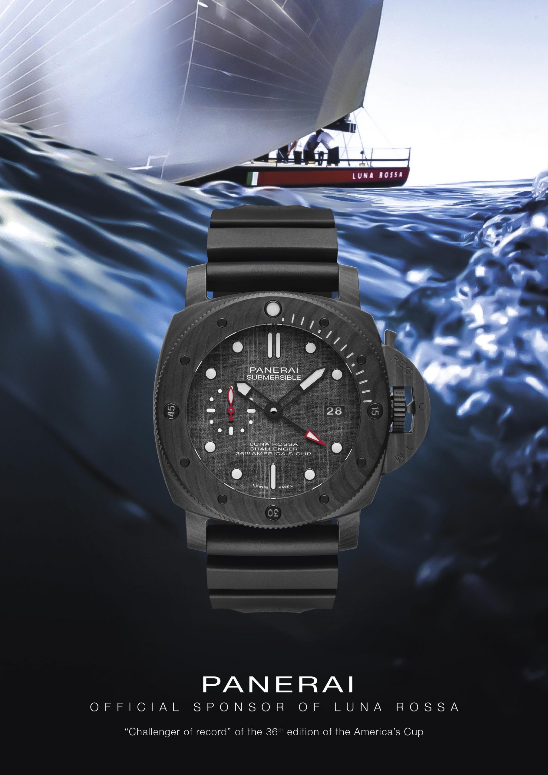 Panerai Submersible Luna Rossa - boat shopping