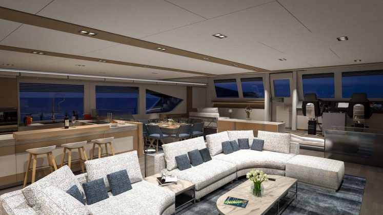 Alva Yachts Ocean Eco 90 interior - boat shopping