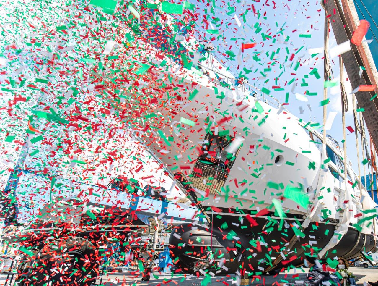 Benetti BD111 Delfino 95 launch ceremony - boat shopping