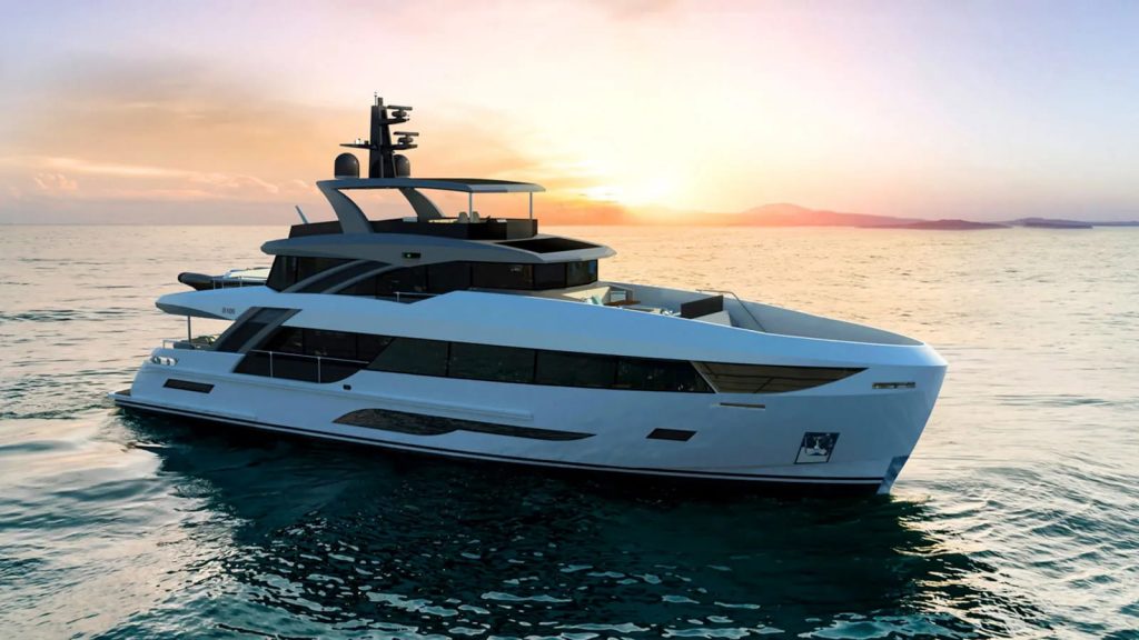 Bering 107 em construção - boat shopping