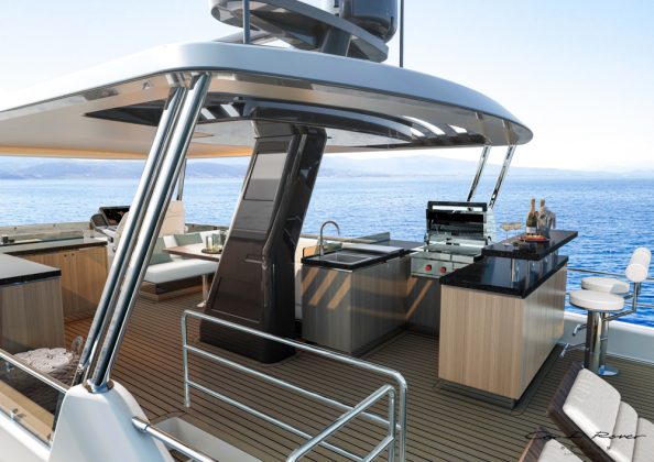 Sirena 68 flybridge - boat shopping