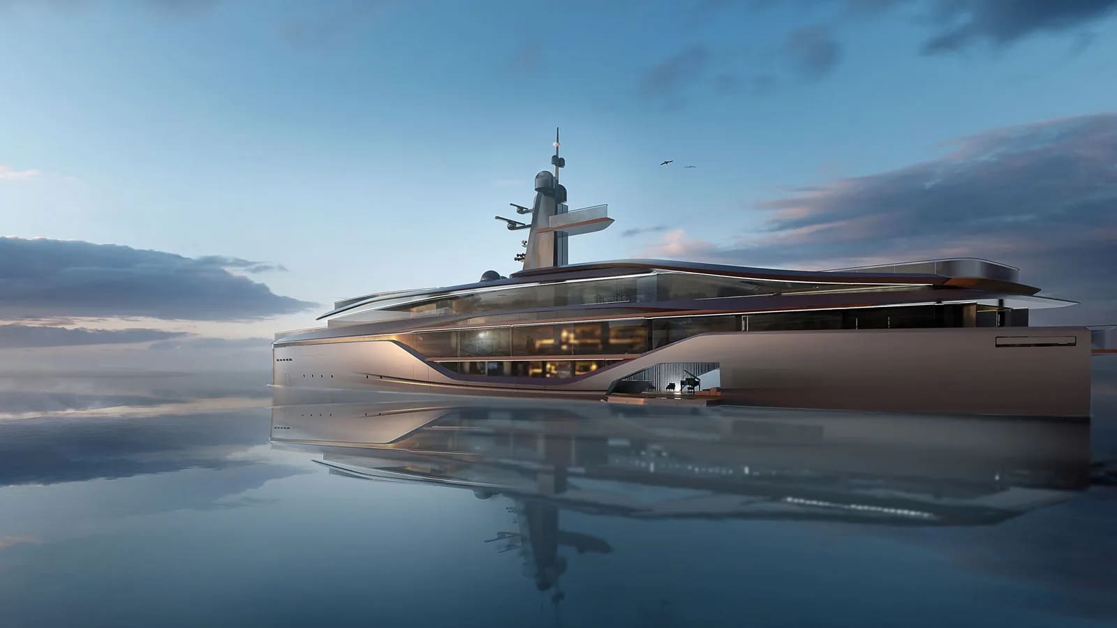 Oceanco e Pininfarina superiate conceito Kairos - boat shopping