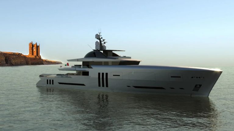 Designer italiano Filippo Corradi apresenta conceito do Castle de 65m