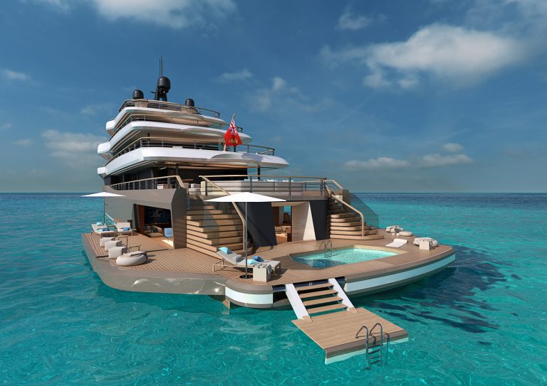 Nauta Design e Wider juntos no superiate Moonflower 72